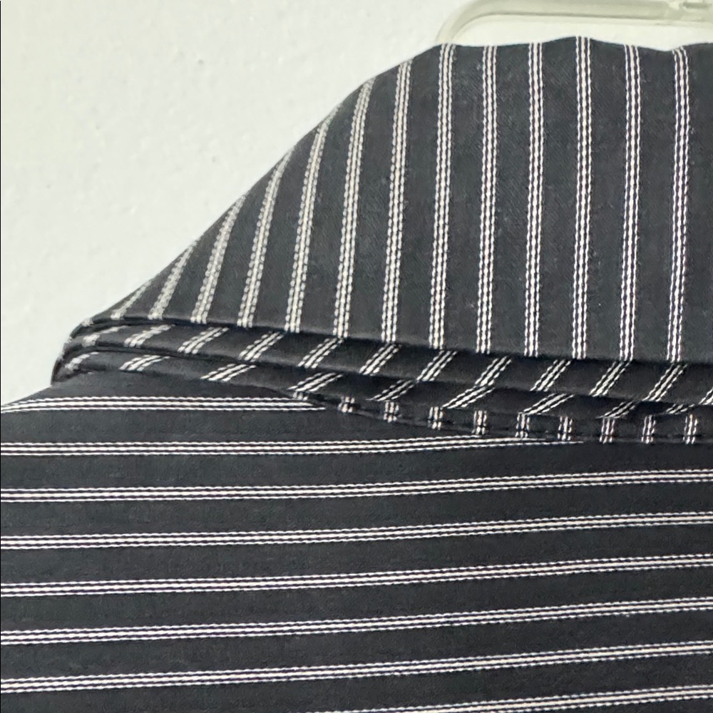 Karen Millen Black and White Pinstripe Midi Dress - Picture 9 of 10